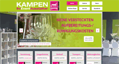 Desktop Screenshot of kampen-rentanevent.com